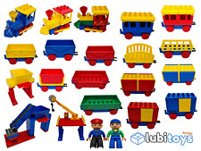 Lego® DUPLO Eisenbahn TRAIN Lokomotive Waggons Station Bahnhof MANUELL Zug comprar usado  Enviando para Brazil