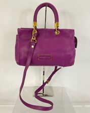 Bolsa satchel MARC Marc Jacobs couro pebbled roxo comprar usado  Enviando para Brazil