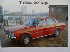 Vintage toyota 2000 for sale  PETERHEAD