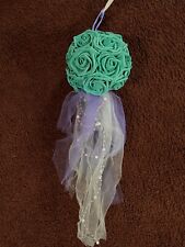 Teal handmade kissing for sale  Shipping to Ireland