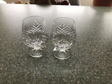 Crystal brandy glasses for sale  TROON
