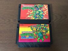 (Conjunto de 2) Nintendo Famicom Teenage Mutant Ninja Turtles 1 2 Japão comprar usado  Enviando para Brazil