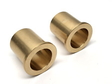 Brass Flanged Sleeve Bearing OD: 1.25" ID: 1" FL DIA: 1.5" OAL: 1.5" LOT OF 2 for sale  Shipping to South Africa