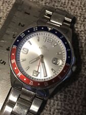 Vintage Muito Raro Lacoste GMT Pepsi Bezel relógio de mergulho, usado comprar usado  Enviando para Brazil