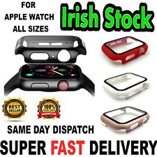 Apple Watch iWatch Series 2 3 4 5 6 7 SE Cover 2in1 Case Glass Screen Protector for sale  Ireland