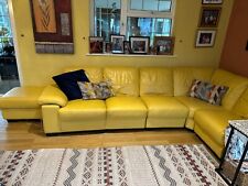 Sofa set leather for sale  EGHAM