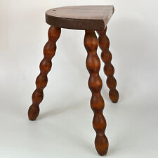 vintage wooden milking stool for sale  LONDON