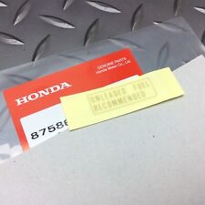 honda tank decal for sale  LEYLAND