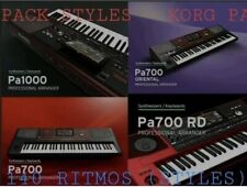 Ritmos Para Teclados Korg Pa 700 1000 3X 4X Sonidos Reales Usb Samplers Styles, used for sale  Shipping to South Africa