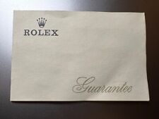 Rolex guarantee inglese usato  Italia