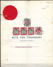 Usado, África do Sul 1919 Acte Van documento de receita de transporte nº 12571 comprar usado  Enviando para Brazil