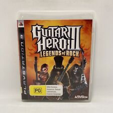 Guitar Hero III 3 Legends Of Rock PS3 PlayStation 3 com frete grátis manual, usado comprar usado  Enviando para Brazil