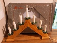 Christmas wooden candle for sale  Shipping to Ireland