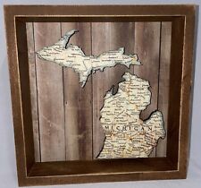 Michigan map state for sale  Marquette