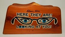 Vintage Wooden Eye Glass Holder Stand - Here They Are Looking At You for sale  Shipping to South Africa
