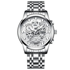 Relógio de pulso masculino casual aço inoxidável data luminosa quartzo analógico empresarial comprar usado  Enviando para Brazil
