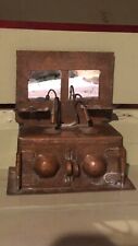 Antique German? Miniature Dollhouse Handmade Folk Art Copper Sink Cabinet for sale  Shipping to South Africa