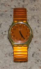 Vintage Swatch Relógio VIRTUAL LARANJA GK239 - 1997 Relógio Swatch Gent - Original, usado comprar usado  Enviando para Brazil