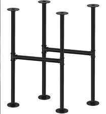 2 Pack 30 Inch Coffee Table Legs Industrial Metal Table Legs, Black Pipe Desk for sale  Shipping to South Africa
