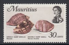 Maurícia: QE2 30c Single Harp Shells, Color Shift, Lightly MM, 12 de Março de 1969 comprar usado  Enviando para Brazil