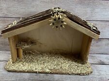 Vintage wooden nativity for sale  Mapleton