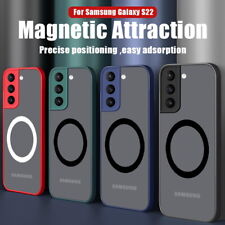 Usado, Funda Magsafe Samsung Galaxy S23 S22 ultra magnética para móvil con vidrio protector segunda mano  Embacar hacia Argentina
