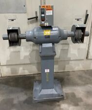 Baldor Double End 3HP Buffer/Polisher on Pedestal Stand for sale  Wixom