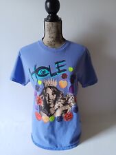 Camiseta gráfica Hole Courtney Love feminina azul manga curta tamanho M comprar usado  Enviando para Brazil