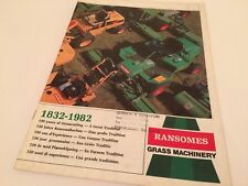 Ransomes grass machinery for sale  UK