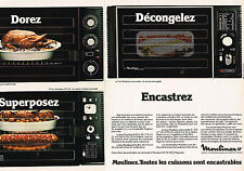 1980 advertisement moulinex d'occasion  Expédié en Belgium