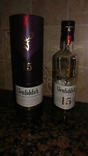 👑Glenfiddich 15 Year Single Malt Scotch Empty Bottle & Cannister, used for sale  Shipping to South Africa
