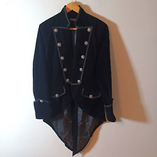 DarcChic Black Velvet Jacket Women's Size Medium Gothic Steampunk Cosplay for sale  Shipping to South Africa