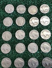 Lote de 20 monedas de colección de Estados Unidos de Estados Unidos níqueles de búfalo 1913-1938 sin fecha rápida sh, usado segunda mano  Embacar hacia Argentina