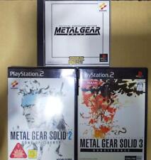 METAL GEAR SOLID 1 2 3 Subsistência Sony PS1 Bom Funcionamento, usado comprar usado  Enviando para Brazil