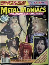 Revista Metal Maniacs 1985 Motley Crue, Ozzy, KISS, Maiden, WASP, Twisted Sister comprar usado  Enviando para Brazil
