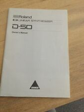 Roland. 50. manual for sale  CROYDON