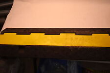 Used, Vevor 2 Channel Heavy Duty Rubber Cable Protector Ramp 10" x 39"  for sale  Shipping to South Africa