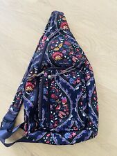 Vera Bradley Provence Bolsa Mochila Acolchoada Paisley Foxwood Meadow Excelente Estado Usado comprar usado  Enviando para Brazil