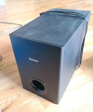 Philips Non Powered Subwoofer Front Ported Rear Firing Bass Speaker Sub Wired for sale  Shipping to South Africa