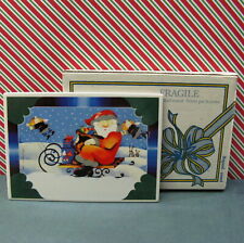 Usado, Postal de porcelana Villeroy & Boch Vilbo Navidad San Nicolás Santa en caja segunda mano  Embacar hacia Argentina
