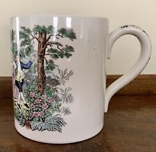 Rorstrand Sweden Beer Mug Tankard Hand Painted Victorian Scene 40oz 5.5” x 4.75”, used for sale  Shipping to South Africa