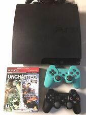 PS3 Sony PlayStation 3 Slim 300 GB System Console + Uncharted Double Pack for sale  Shipping to South Africa