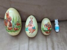 Nesting wooden eggs for sale  Downers Grove