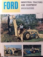 Ford Loader 730 Backhoe Industrial 100 Garden Tractor 4500 2110 Sales Brochure for sale  Chewelah