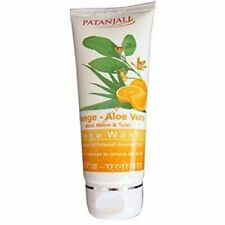 Herbal Orange Aloe Vera With Neem & Tulsi Face Wash From Patanjali 2x60 gm for sale  Shipping to South Africa