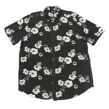 Afends Delgado Floral Camisa XL Estampado Cuello Estampado Playa Hawaiian AR76 comprar usado  Enviando para Brazil