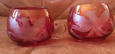 Cranberry glass pair for sale  DUNS
