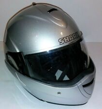 Capacete de motocicleta Shark Evoline Series 2 modular conversível prata tamanho médio comprar usado  Enviando para Brazil