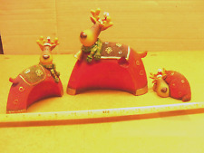 Christmas resin reindeer for sale  HELSTON