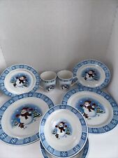 snowman dinnerware for sale  Saco